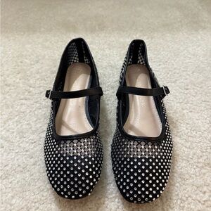 Studded ballet flats (size 71/2)